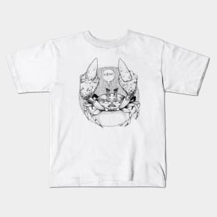 funny Crabby crab Kids T-Shirt